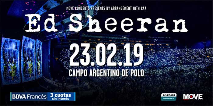 Ed Sheeran en Argentina