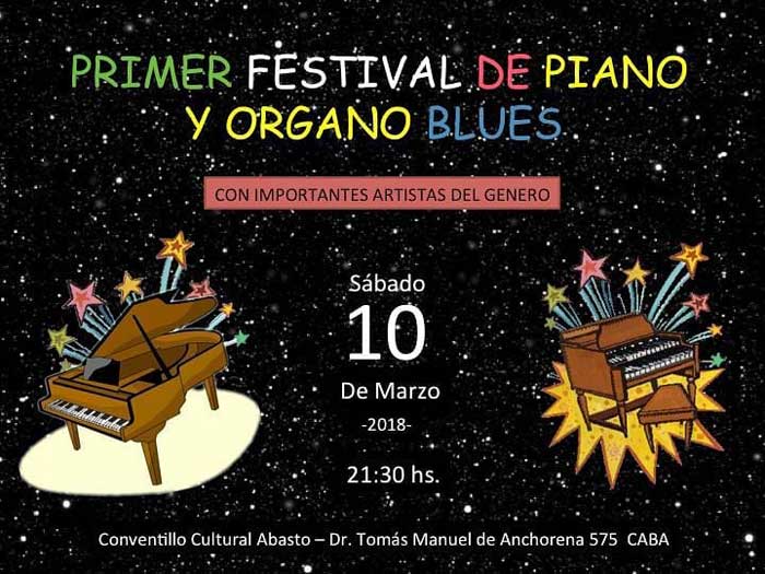 Festival de piano y órgano blues