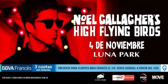 Noel Gallagher's High Flying Birds en el Luna Park