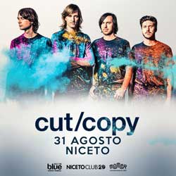 Cut/Copy vuelve a la Argentina y viene a Niceto Club !!!