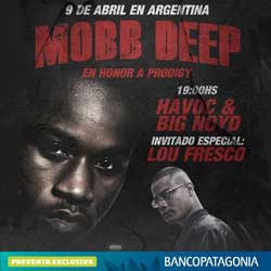 Havoc de Mobb Deep en Argentina junto a Lou Fresco | 9 de abril en Niceto Club