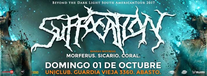 Suffocation show en Uniclub de Buenos Aires