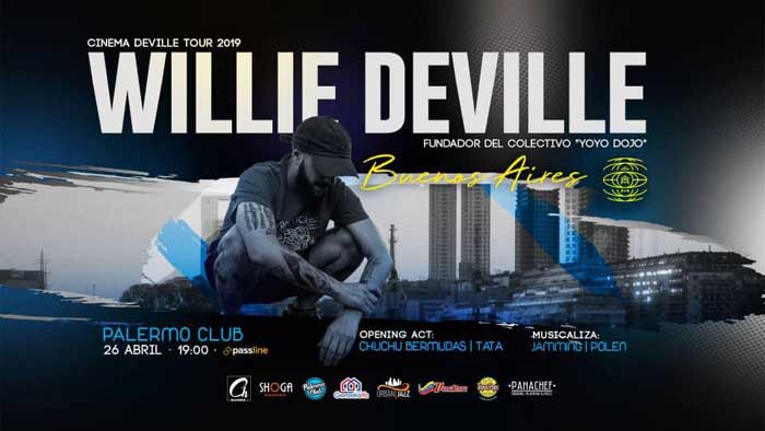 Willie Deville en Buenos Aires | 26 de abril @PalermoClub